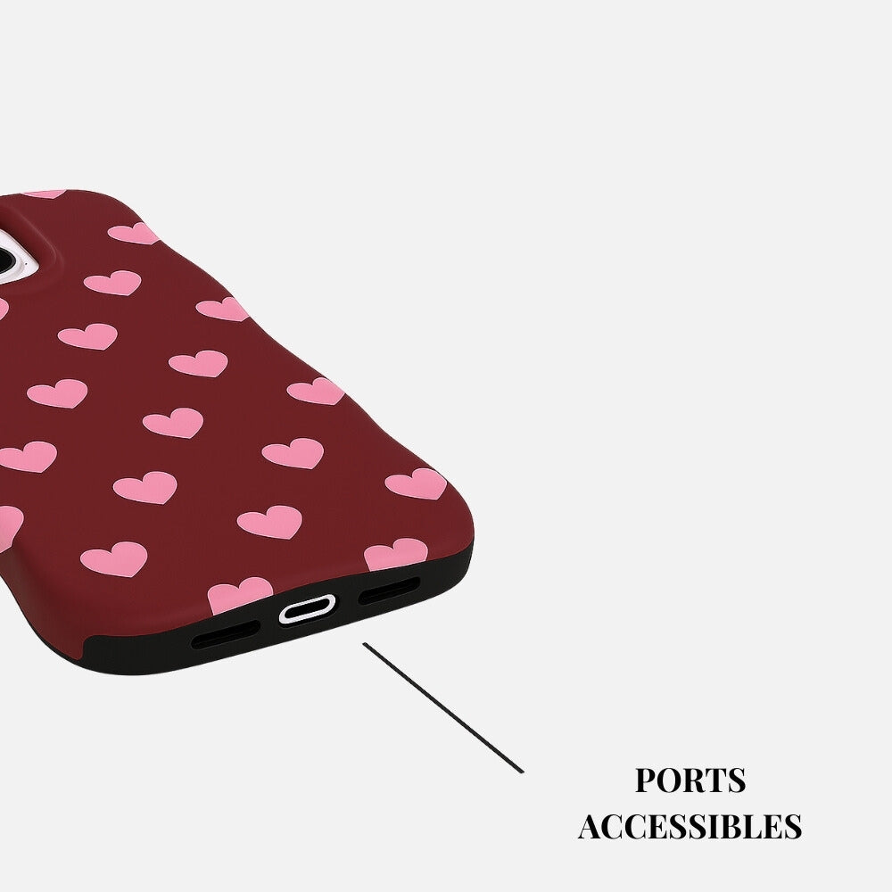 Coque iPhone Velvet Love