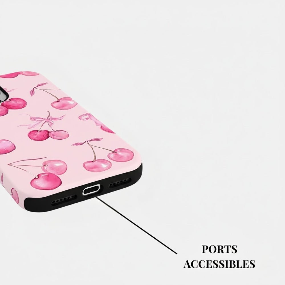 Coque iPhone Frosted Cherry - Mabble Case