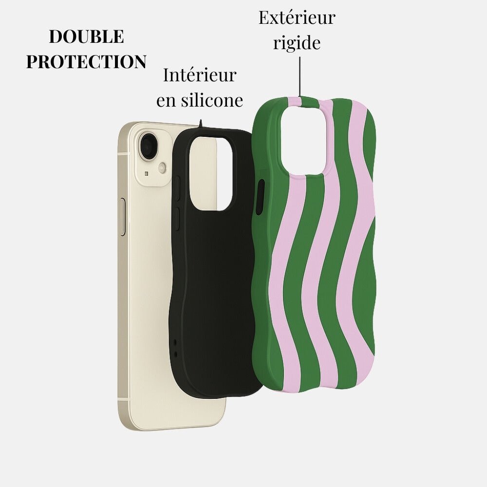 Coque iPhone Green Lush - Mabble Case