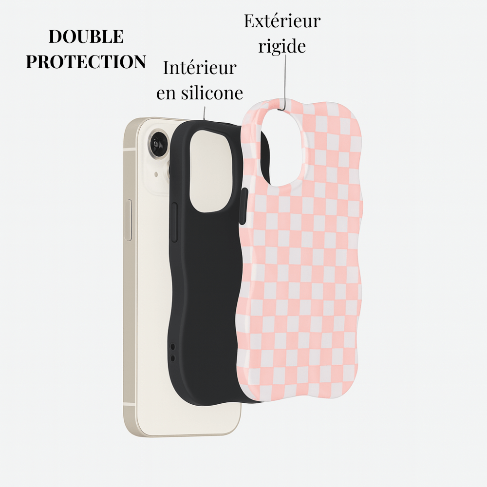 Coque iPhone Peach Cream - Mabble Case