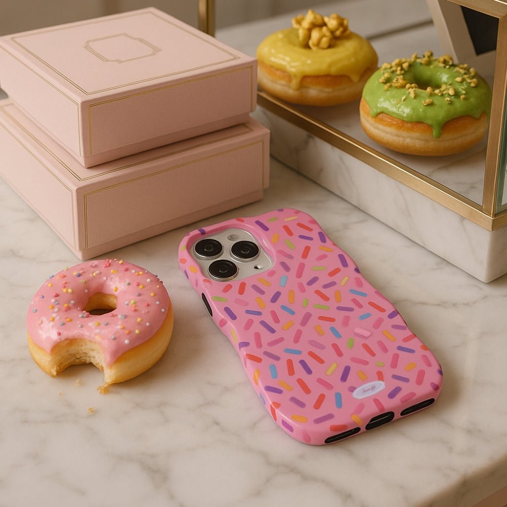 Coque iPhone Pink Donut - Mabble Case