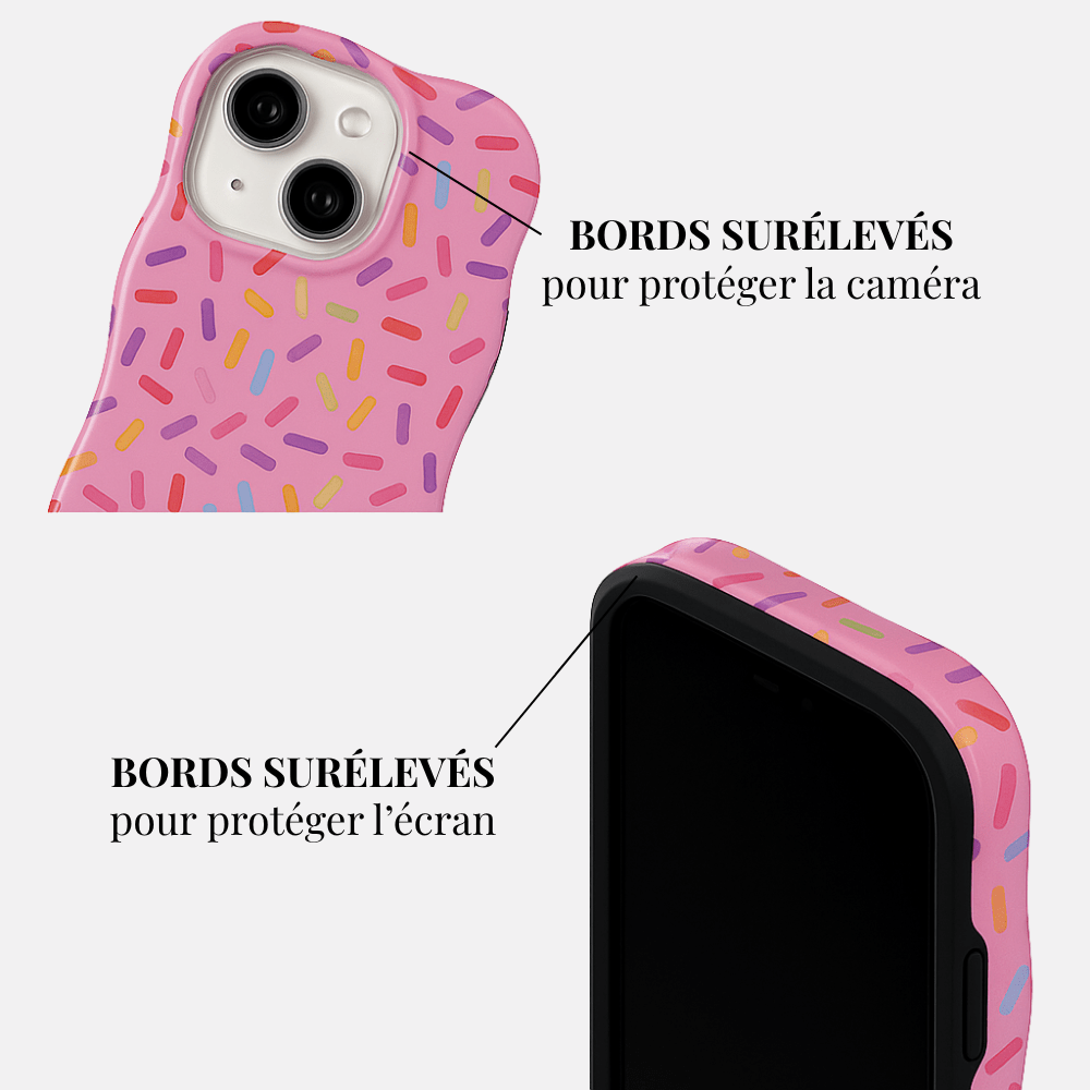 Coque iPhone Pink Donut - Mabble Case