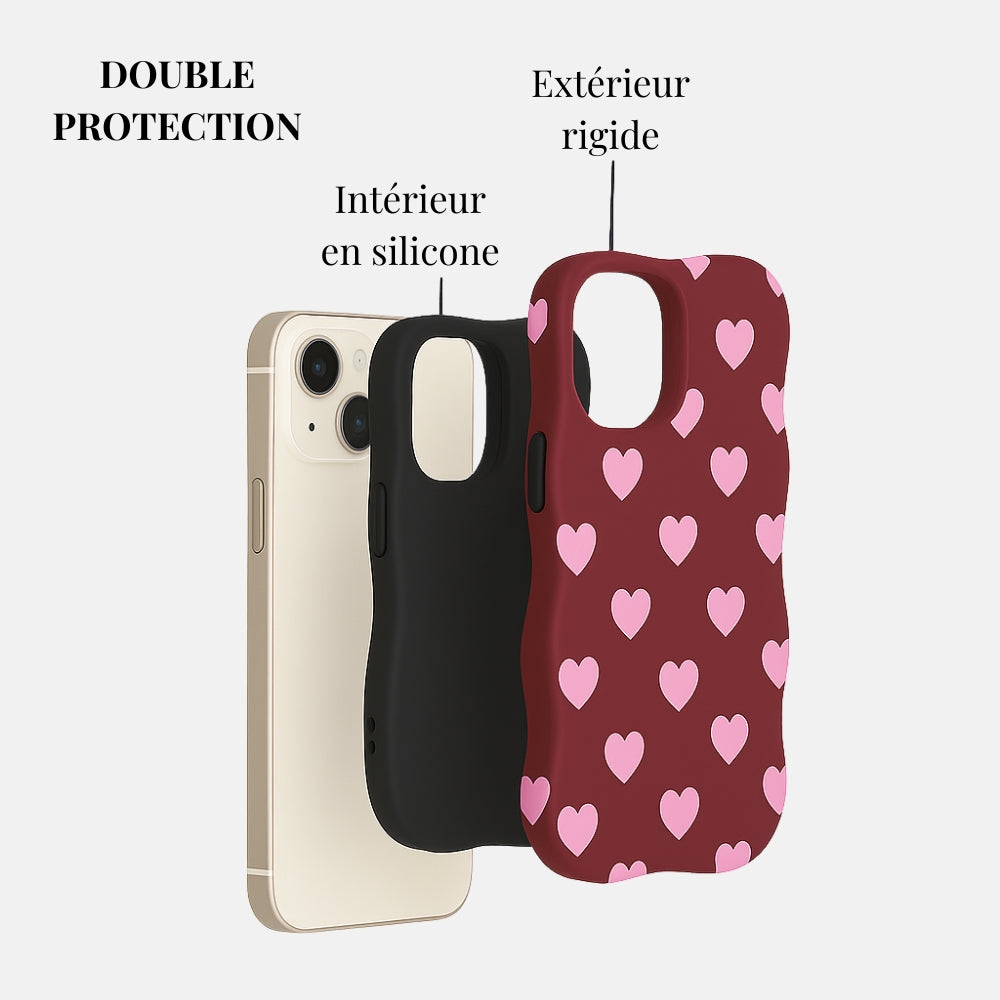 Coque iPhone Velvet Love