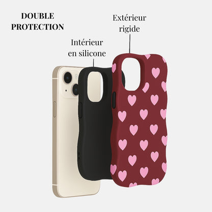 Coque iPhone Velvet Love