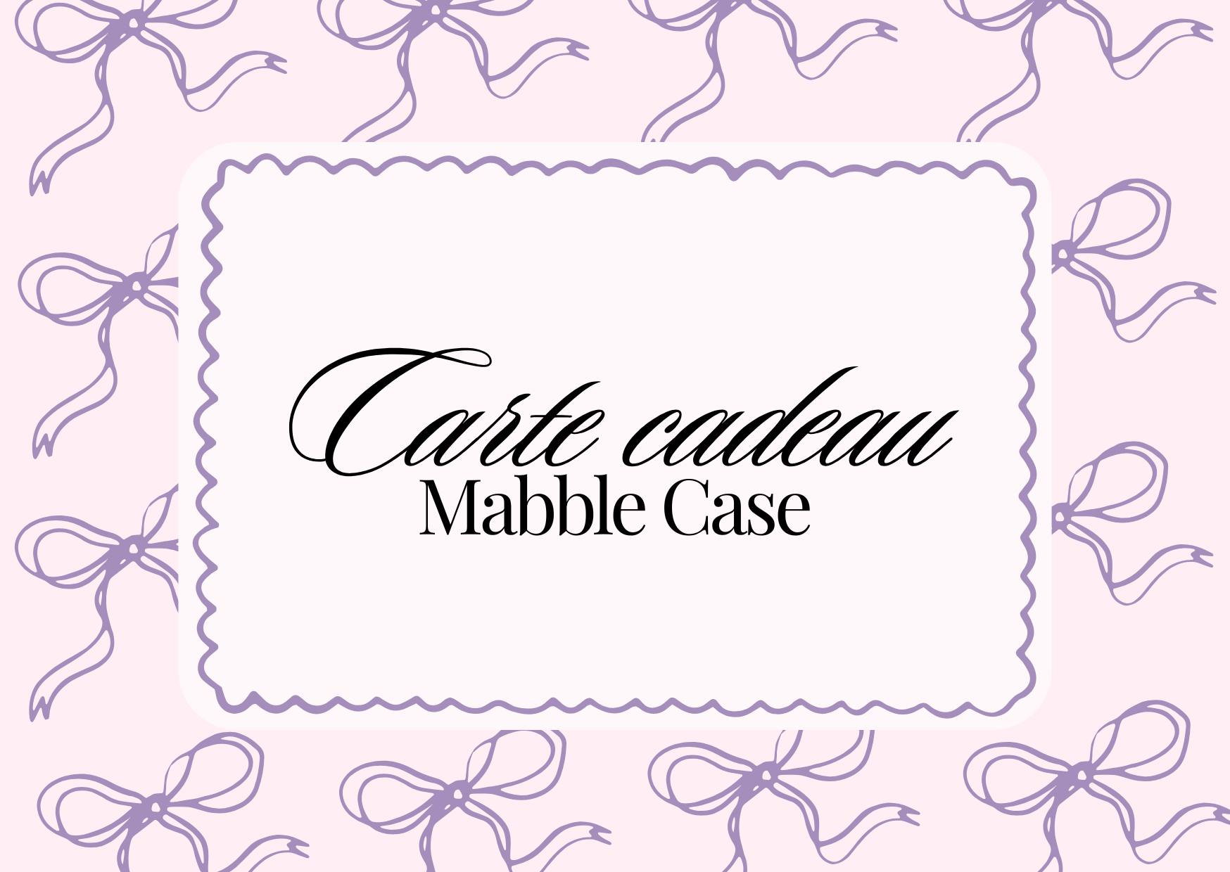 Carte - cadeau - Mabble Case