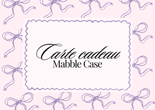 Carte - cadeau - Mabble Case