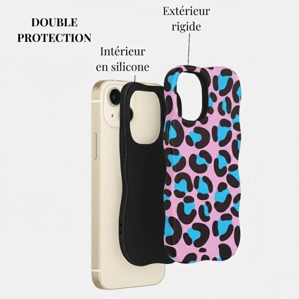 Coque iPhone Azul - Mabble Case