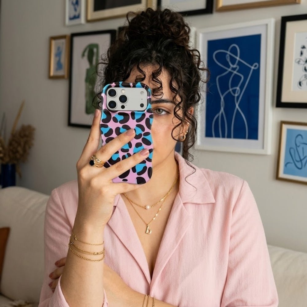 Coque iPhone Azul - Mabble Case