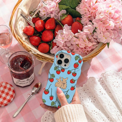 Coque iPhone Bunny Blue - Mabble Case
