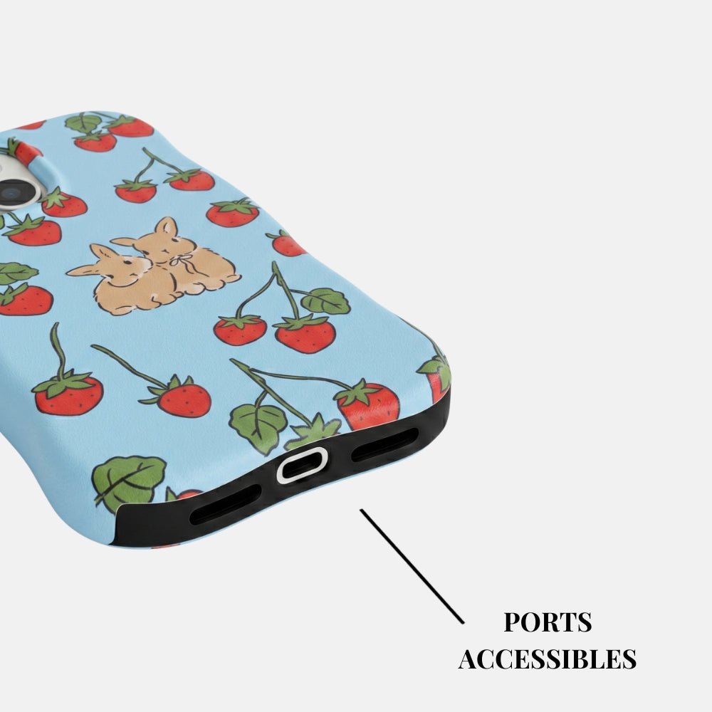 Coque iPhone Bunny Blue - Mabble Case