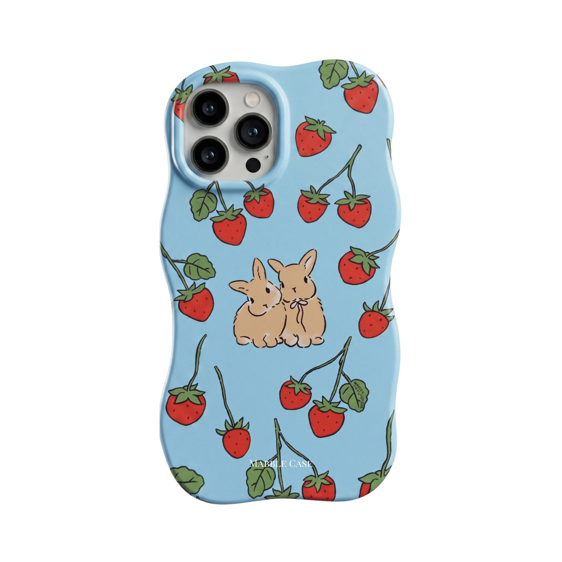 Coque iPhone Bunny Blue - Mabble Case