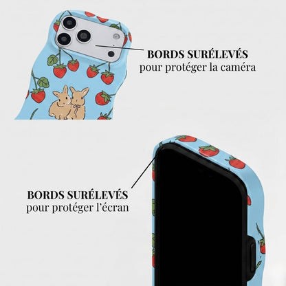 Coque iPhone Bunny Blue - Mabble Case