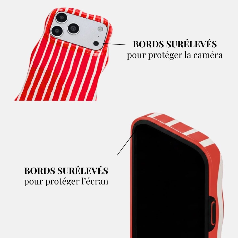 Coque iPhone Crimson Red - Mabble Case