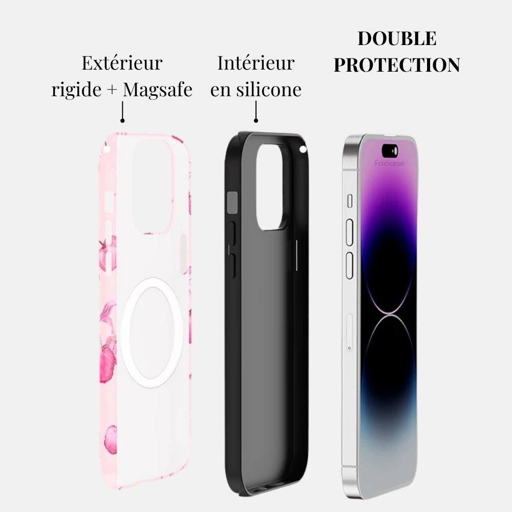 Coque iPhone Frosted Cherry - Mabble Case