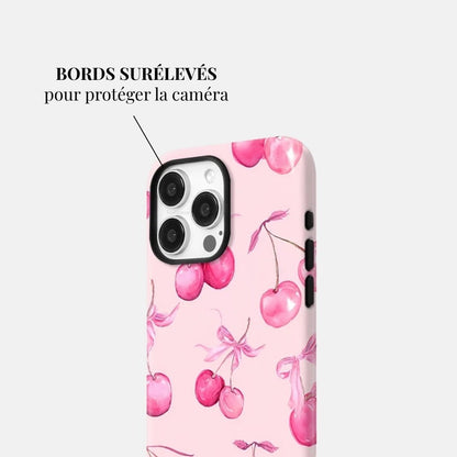 Coque iPhone Frosted Cherry - Mabble Case