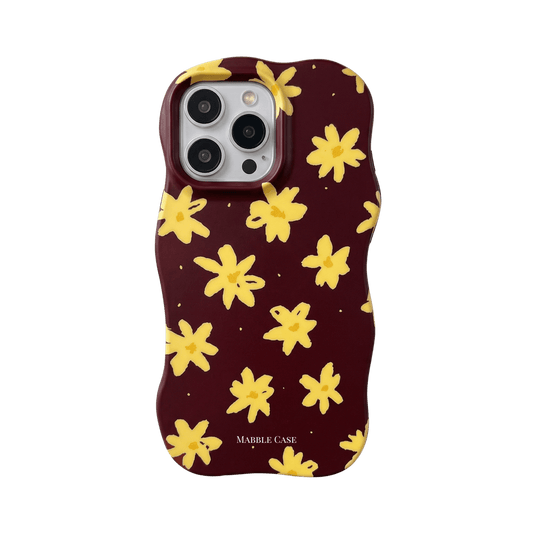 Coque iPhone Golden Daisy - Mabble Case