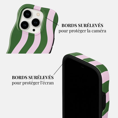 Coque iPhone Green Lush - Mabble Case