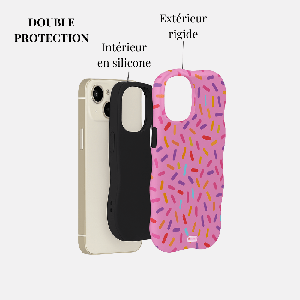 Coque iPhone Pink Donut - Mabble Case