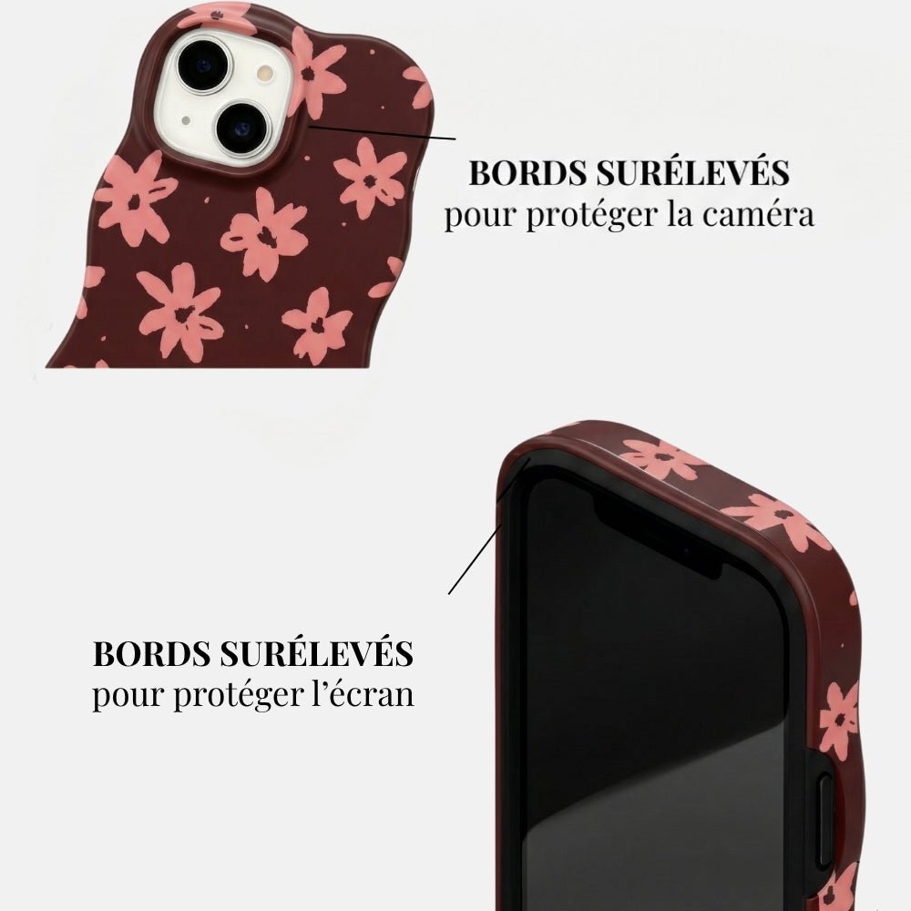 Coque iPhone Rosy Daisy - Mabble Case