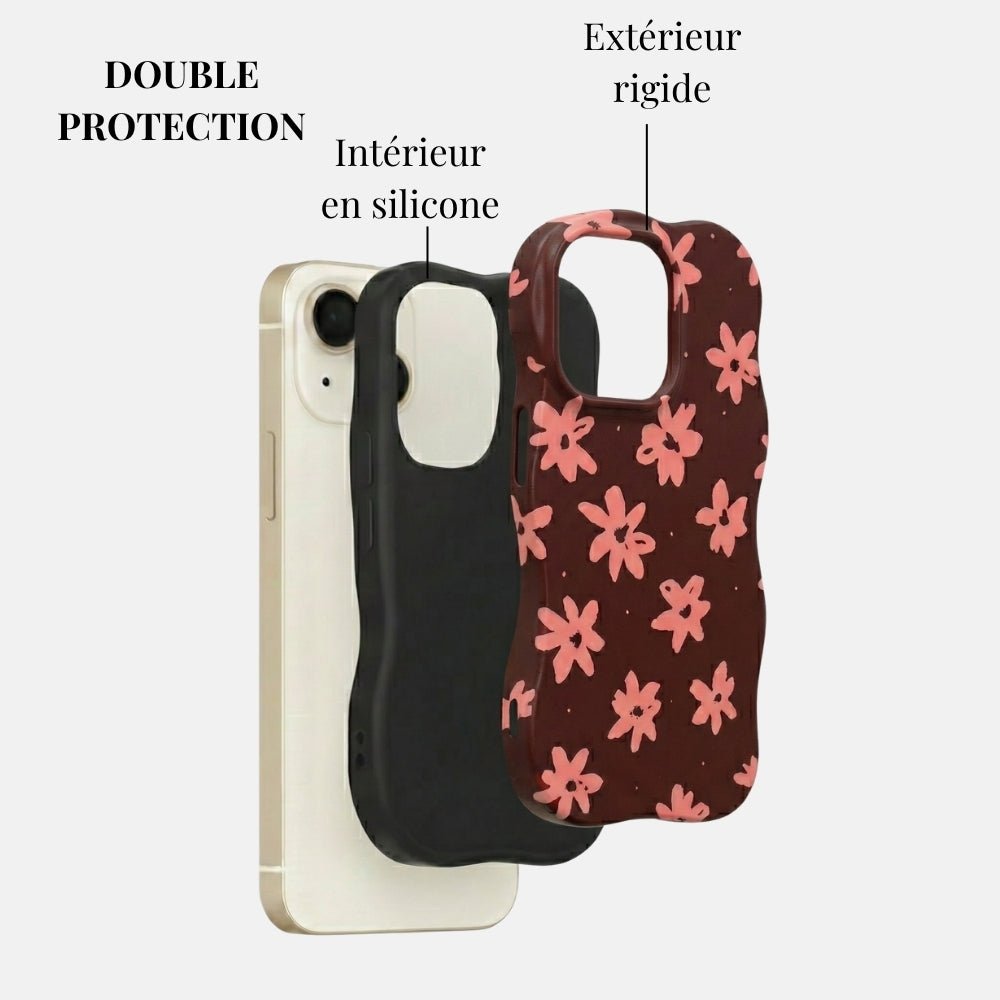 Coque iPhone Rosy Daisy - Mabble Case