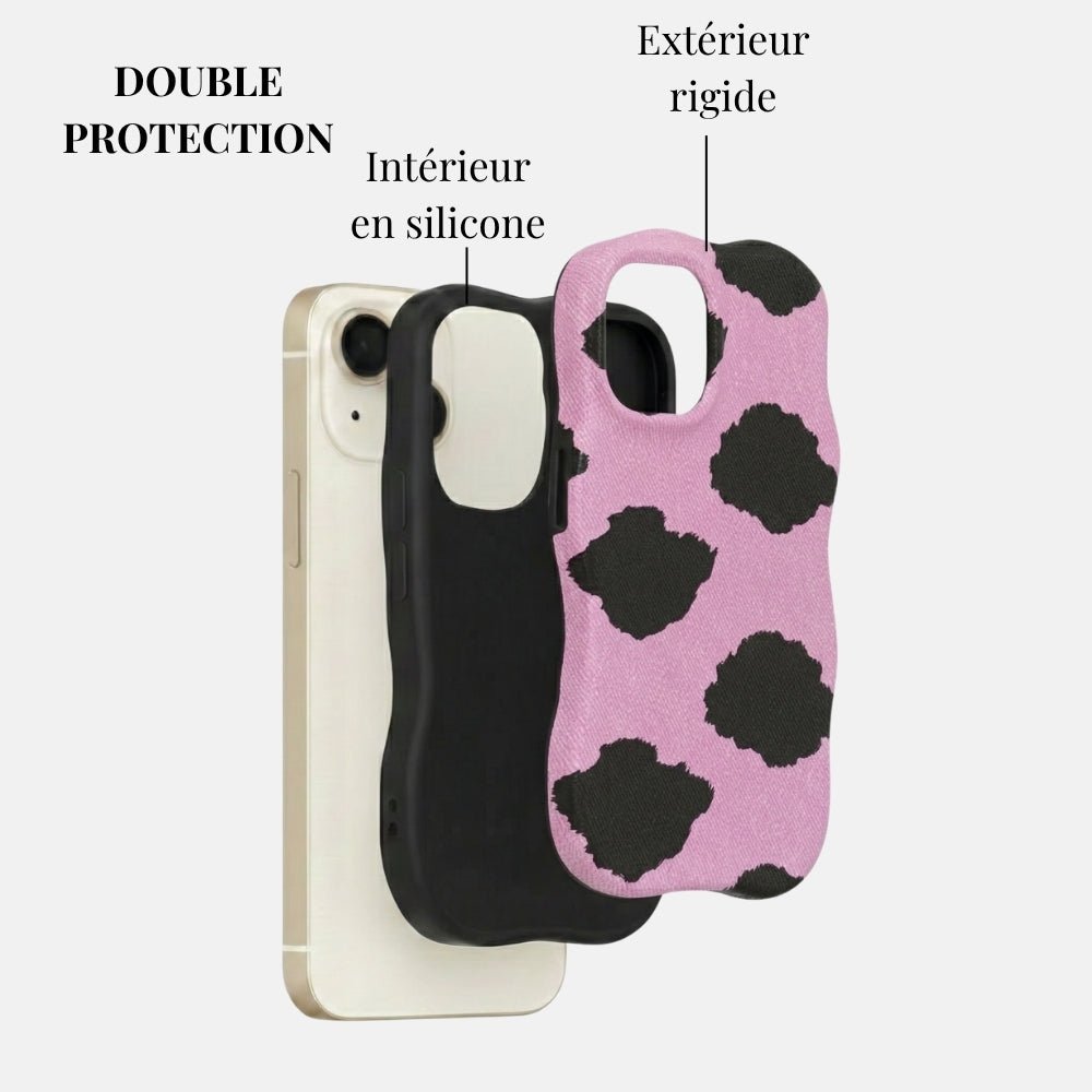 Coque iPhone Rosy Meadow - Mabble Case