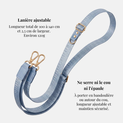 Lanière Bleu Ciel - Mabble Case