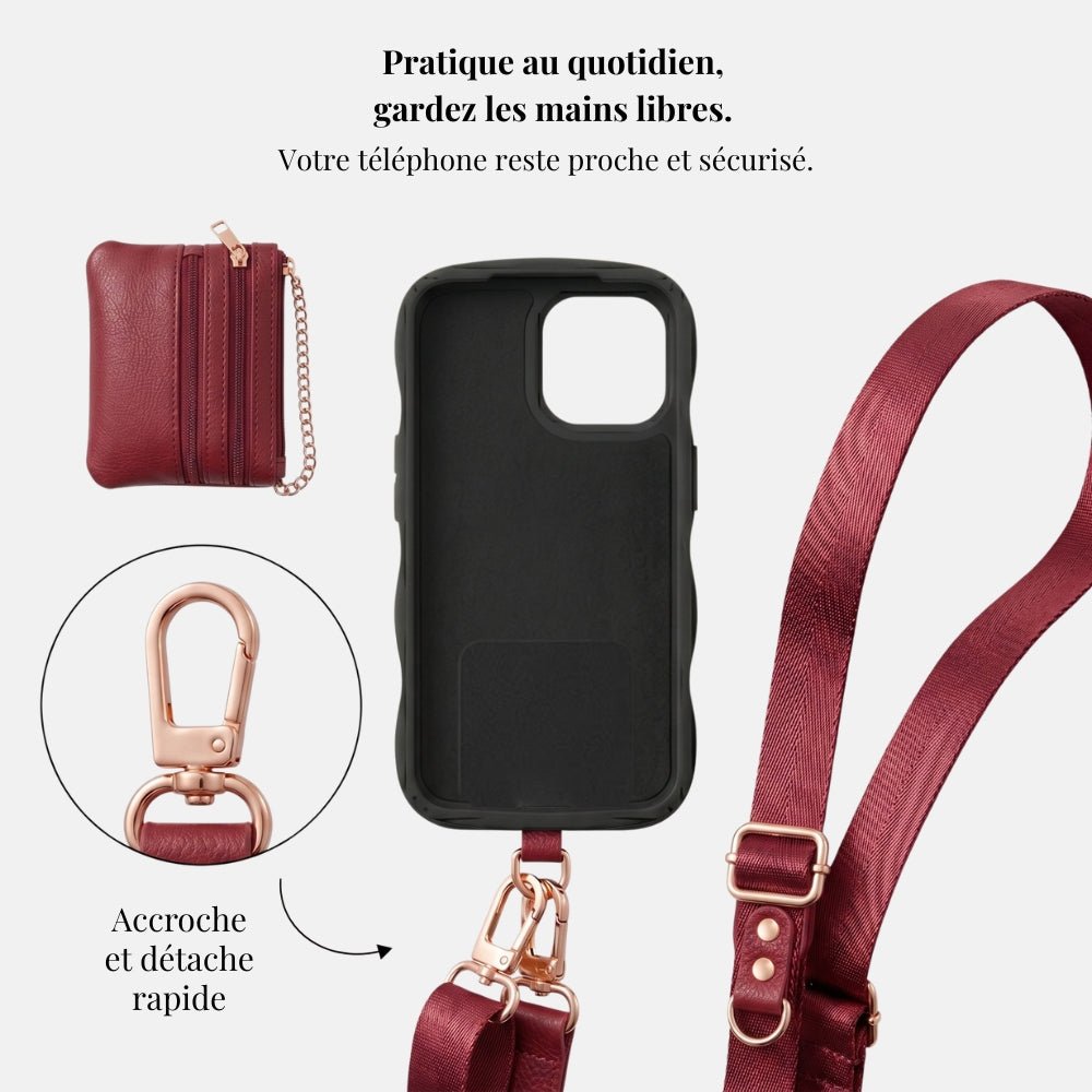 Lanière Bordeaux - Mabble Case