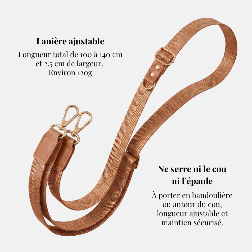 Lanière Mocha - Mabble Case