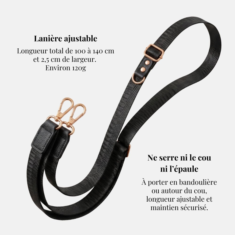 Lanière Noir - Mabble Case