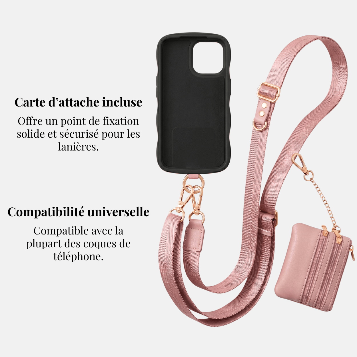 Lanière Rose - Mabble Case