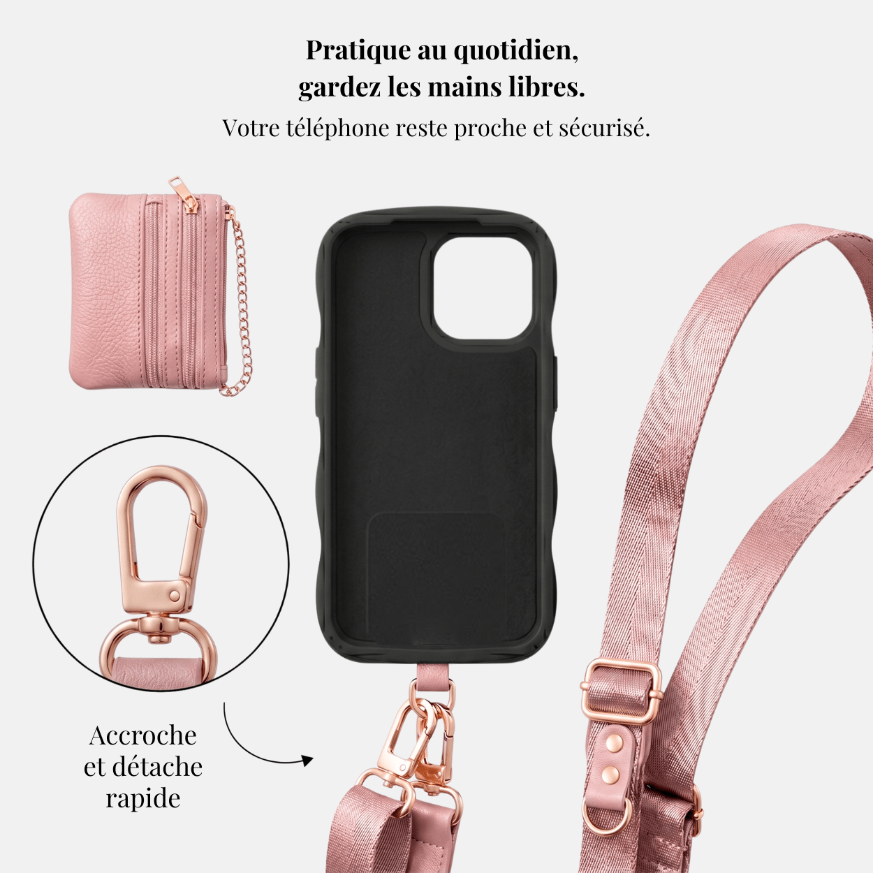 Lanière Rose - Mabble Case