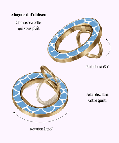 Mermaid - Bague Magnétique - Mabble Case